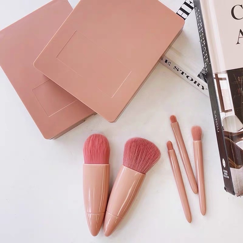 Bộ set cọ trang điểm make up cá nhân 5 món lông mềm mượt dễ tán