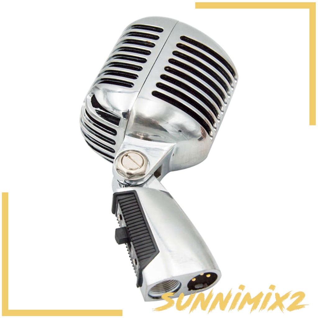 Classic Vintage Dynamic Vocal Microphone for Live Stage Karaoke