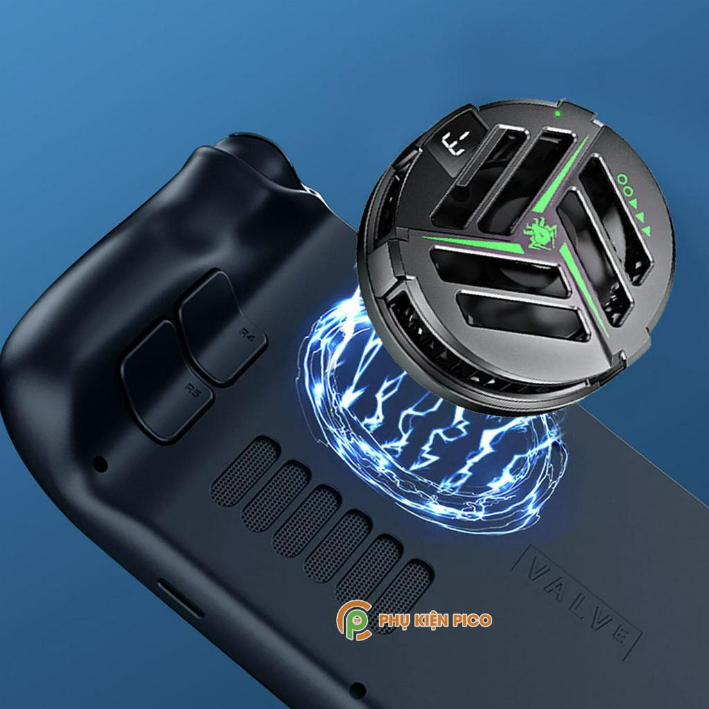 Quạt tản nhiệt Steam Deck Nintendo Switch sò lạnh từ tính Plextone EX1 - Quạt tản nhiệt điện thoại