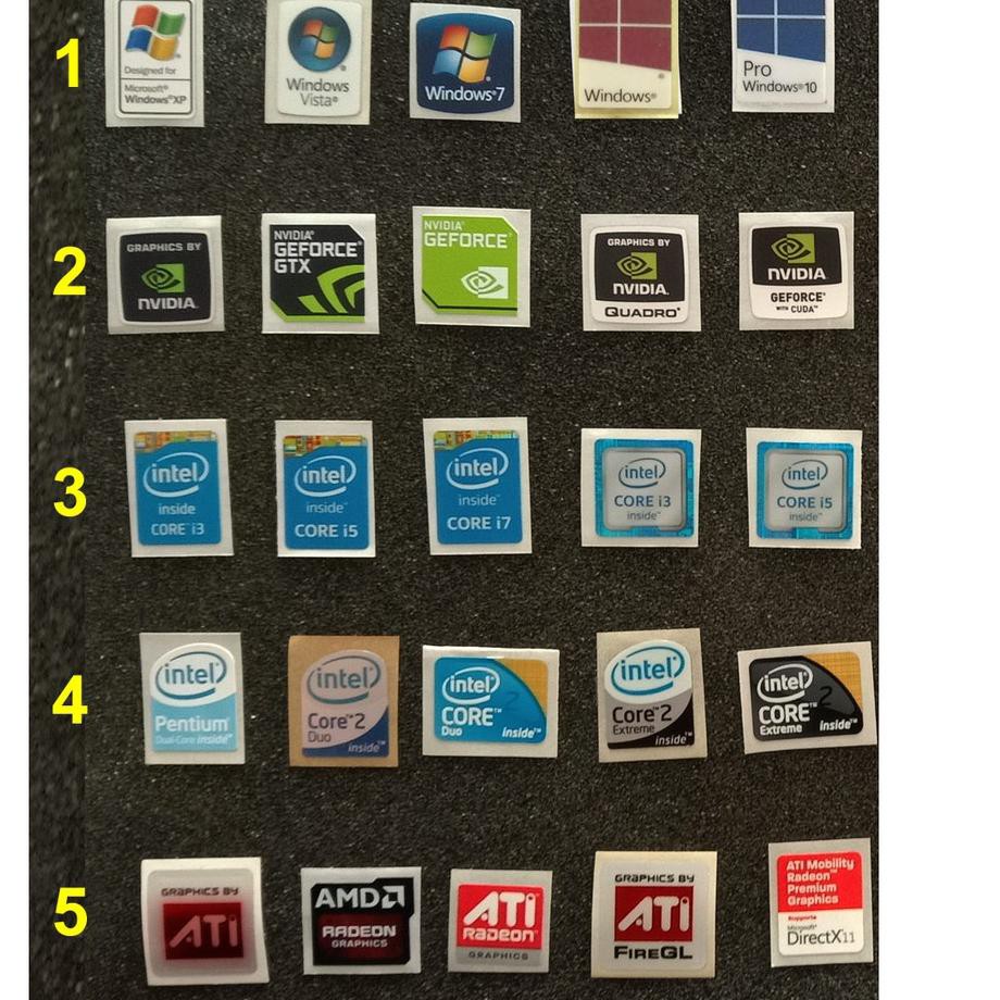 INTEL Miếng dán trang trí xe hơi in chữ Code-597 AMD Nvidia | BigBuy360 - bigbuy360.vn