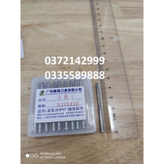 Mũi CNC 2 me thẳng 3.175 lưỡi 22mm