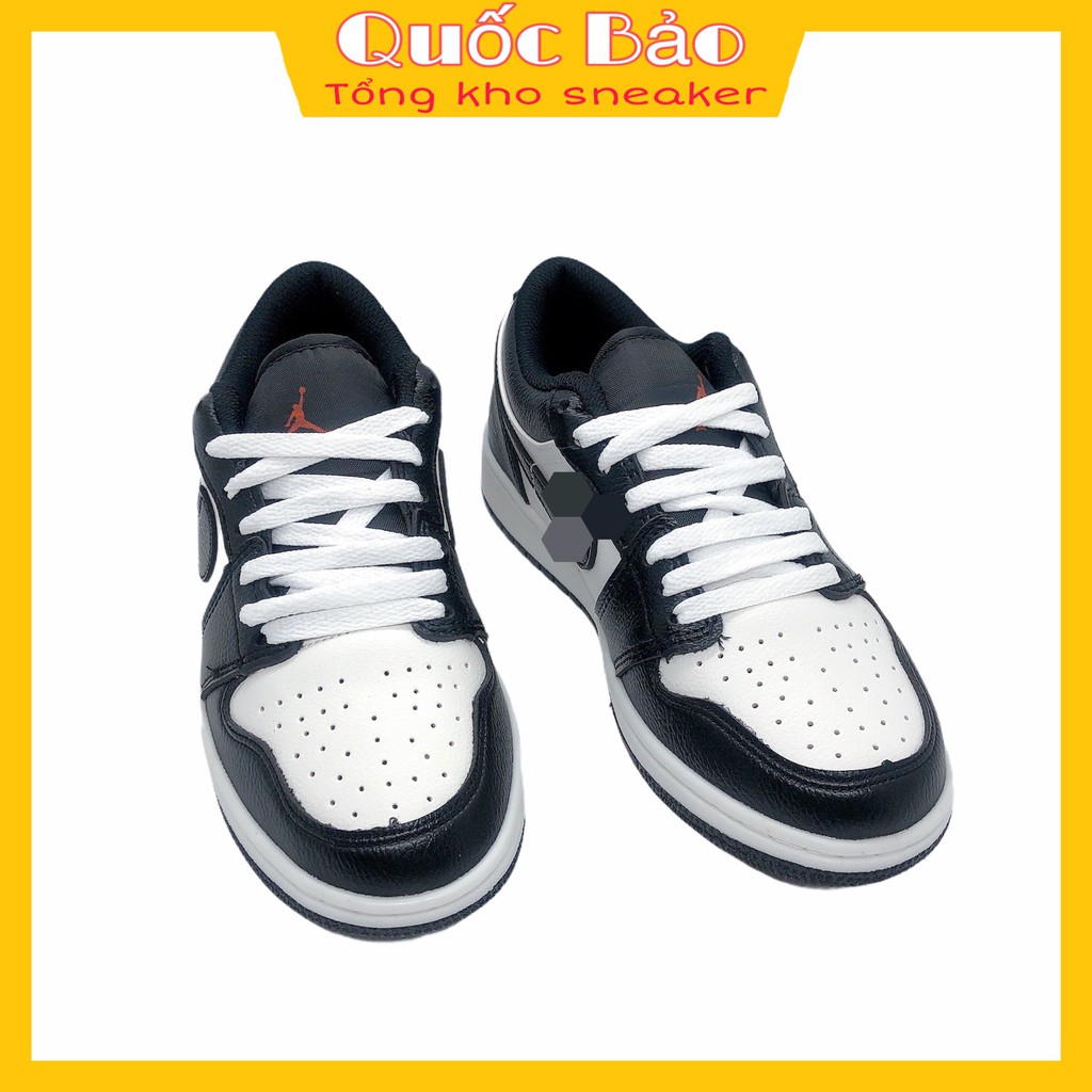 Giày Thể Thao Sneaker Nam\Nữ Đen Đế Mềm Chất Liệu Da Cao Cấp - NJT1