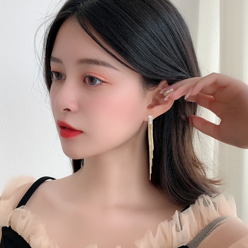 Bông Tai Mạ Bạc 925 Dễ Phối Đồ Thời Trang Hàn Quốc