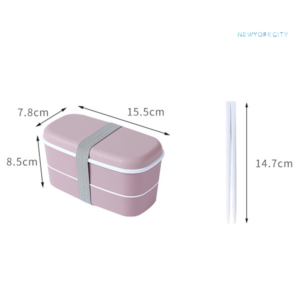 1 Bộ Hộp Đựng Sushi Bằng Nhựa Chịu Nhiệt Chống Rò Rỉ Dùng Cho Văn Phòng