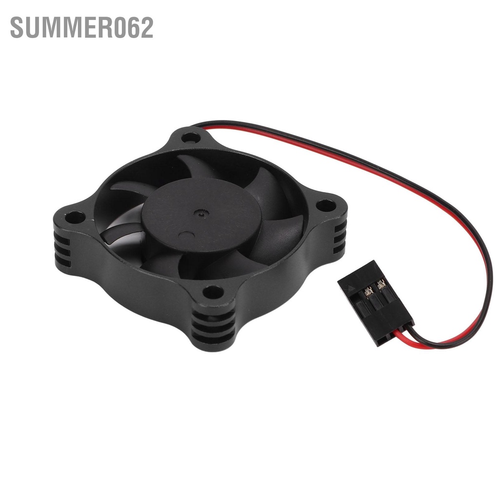 Summer062 Quạt làm mát RC Tản nhiệt nhanh Động cơ thay thế ESC cho 1/10 1/12 1/8 Car
