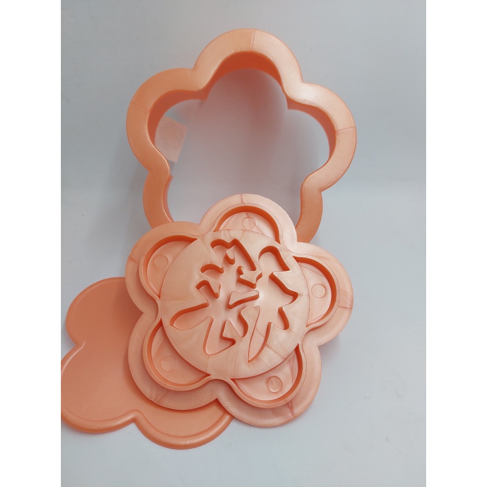 KHUÔN XÔI BÔNG MAI 13 CM HÌNH HOA HỒNG & SEN NL