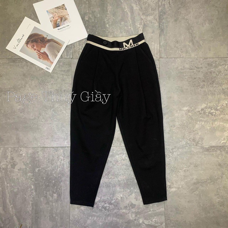 quần baggy cạp chữ m