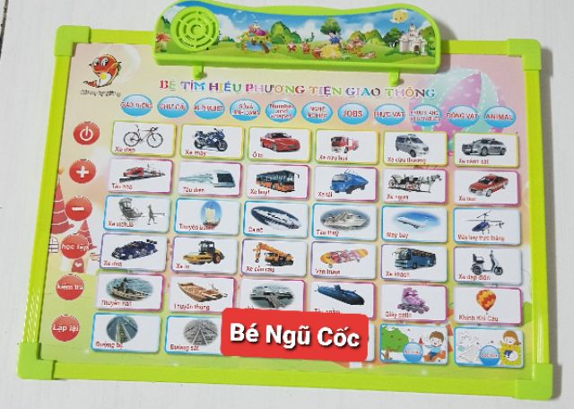 Bảng học thông minh phát âm tiếng anh - tiếng việt 11 chủ đề kèm bảng viết