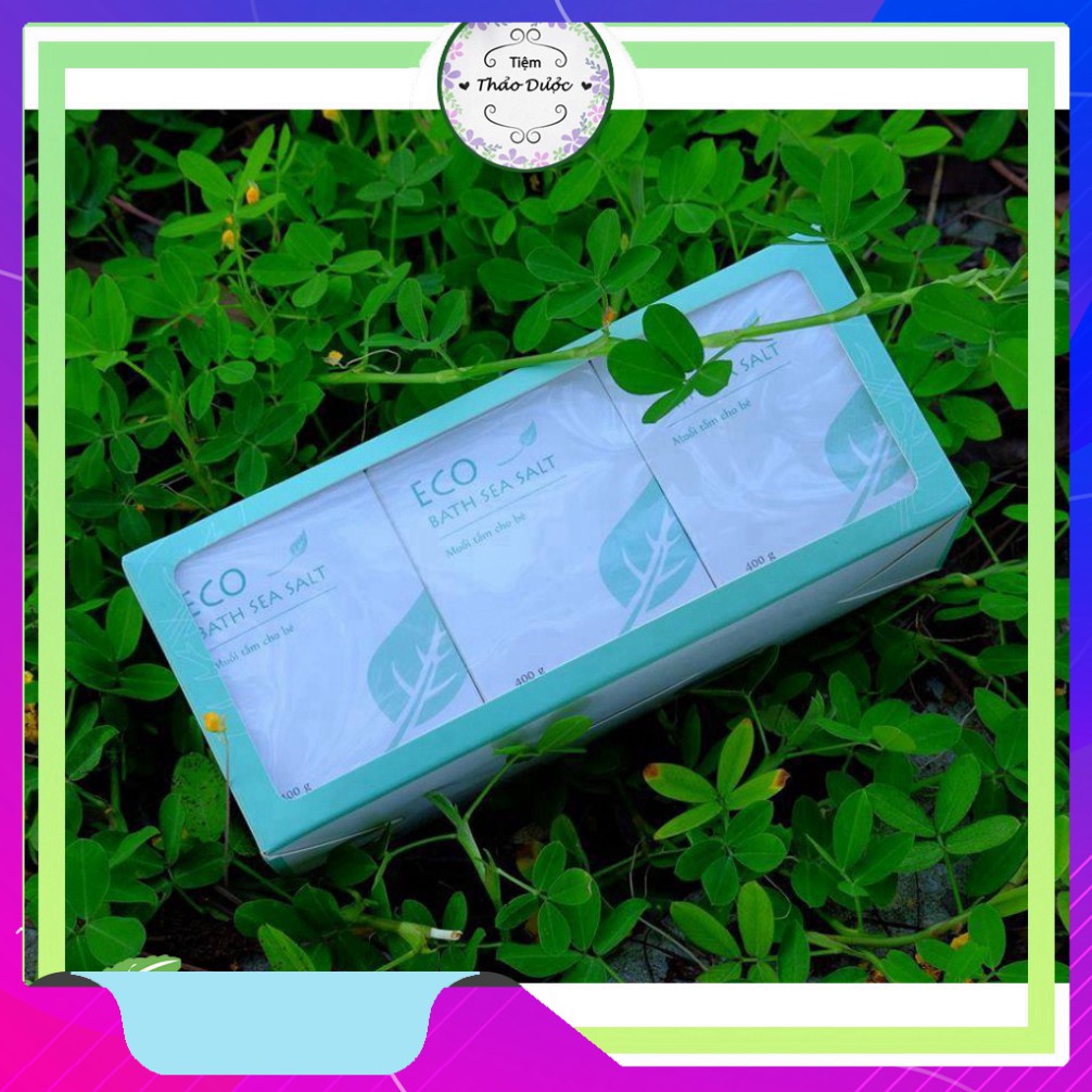 Muối Tắm Bé Thảo dược ECO 400g - MUỐI TẮM BÉ SINH DƯỢC ECO - Muối tắm Eco hoàn toàn tự nhiên an toàn cho bé