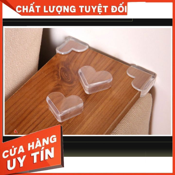 [SỐC-SALE]- Set 4 Miếng Bịt Góc Bàn, Bọc Cạnh Bàn Silicon Tránh Va Đập - An Toàn Cho Bé Và Người Già