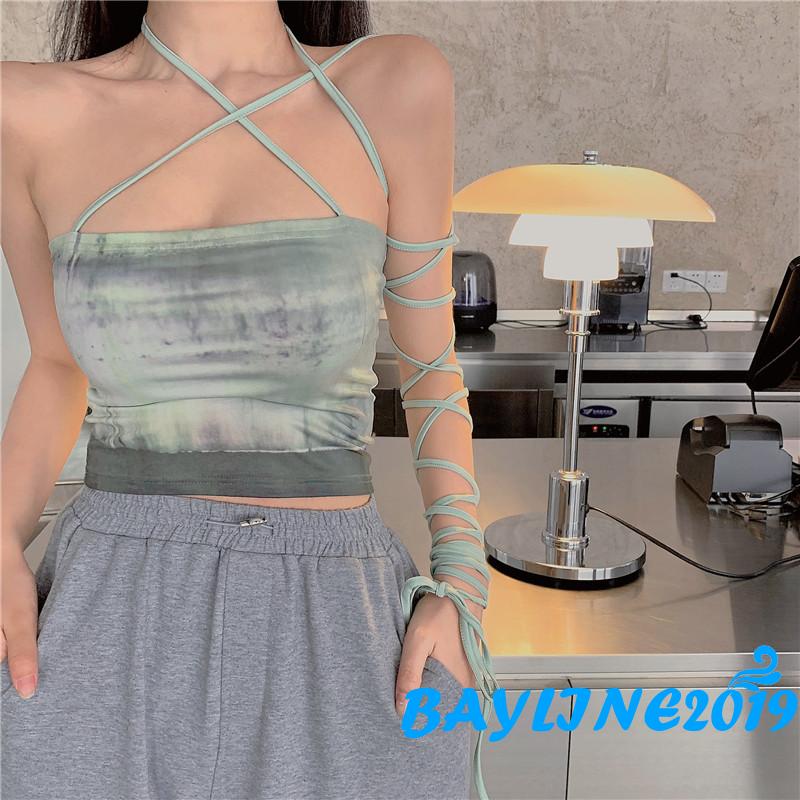 Áo Lửng Hai Dây Tuỳ Chỉnh Tạo Kiểu Quyến Rũ Dành Cho Nữ