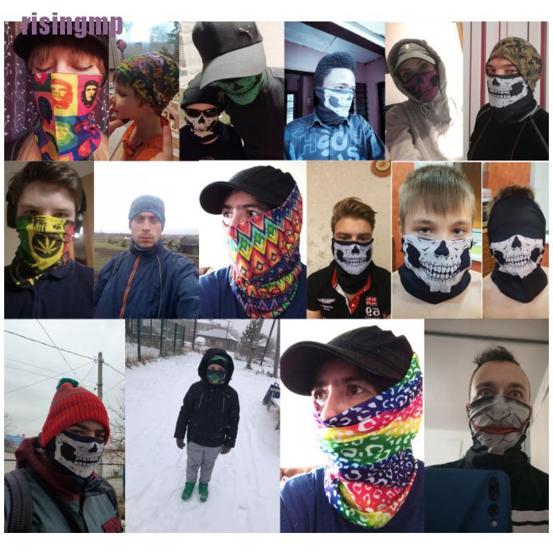 Khăn choàng bandana che mặt dùng khi đi cắm trại/đi xe đạp/chạy xe mô tô ngoài trời dành cho nam và nữ