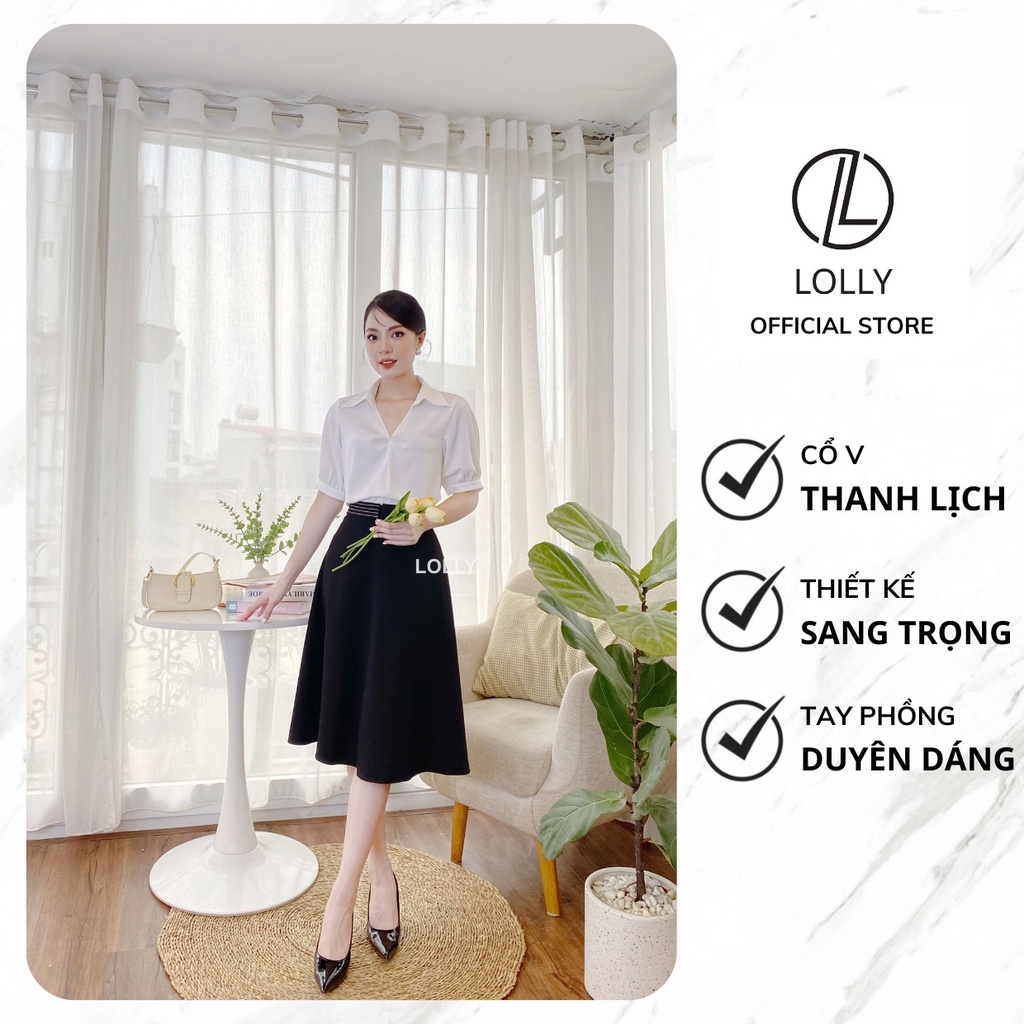 Áo sơ mi cổ xoắn áo công sở dành cho các nàng văn phòng trang trọng lịch sự đầy cuốn hút nổi bật giữa đám đông