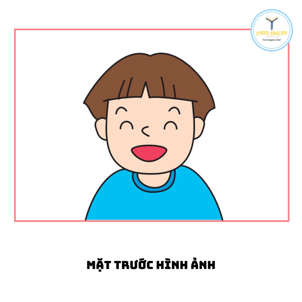 Flashcard chủ đề cảm xúc thẻ học Tiếng Anh ép plastic