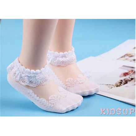 Đôi Tất Ren Cổ Thấp Xinh Xắn Dành Cho Bé Gái