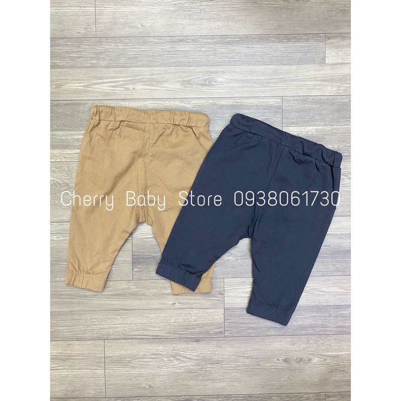 Quần dài jogger cotton bé trai xuất dư hm