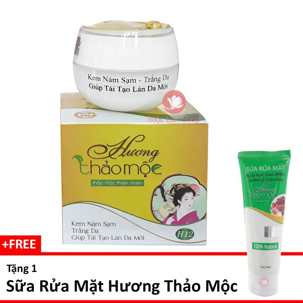 Kem Hương Thảo Mộc - Nám Sạm, Trắng Da, Giúp Tái Tạo Làn Da Mới 20gr