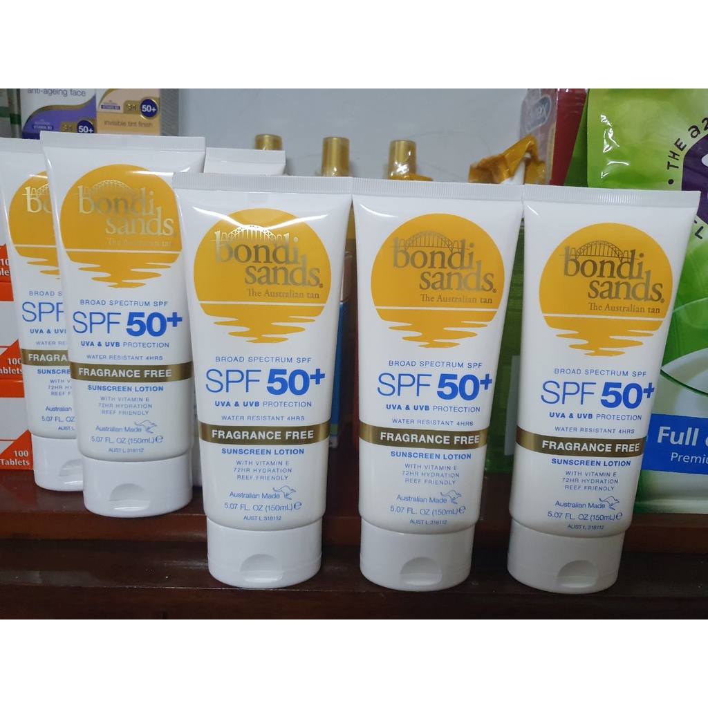Kem chống nắng cho mặt và body Bondi Sands SPF 50+ phù hợp với làn da nhạy cảm - date 2026