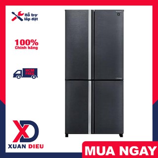 Tủ lạnh Sharp SJ-FX640V-SL 4 cánh cửa Inverter 639 lít