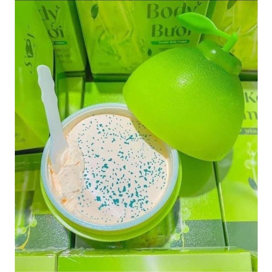 Body Bưởi  Kem Dưỡng trắng body Bưởi 200g k bao gồm tắm trắng