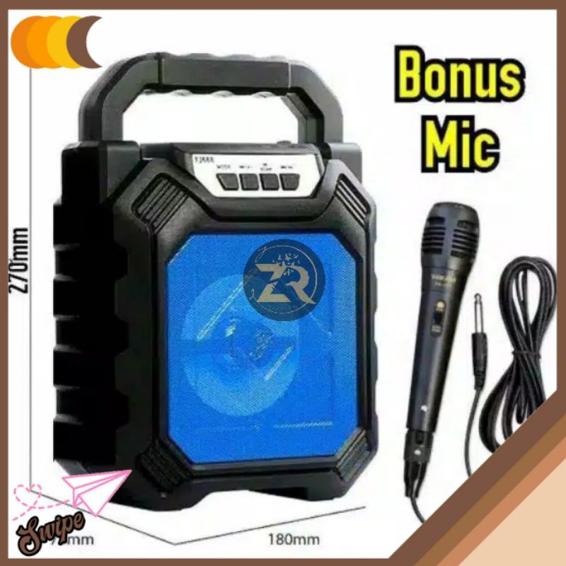 Loa Bluetooth + Mic Bonus