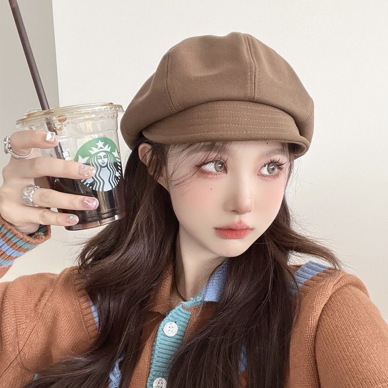 Mũ Beret Phong Cách Retro Nhật Bản Thời Trang Cho Nữ