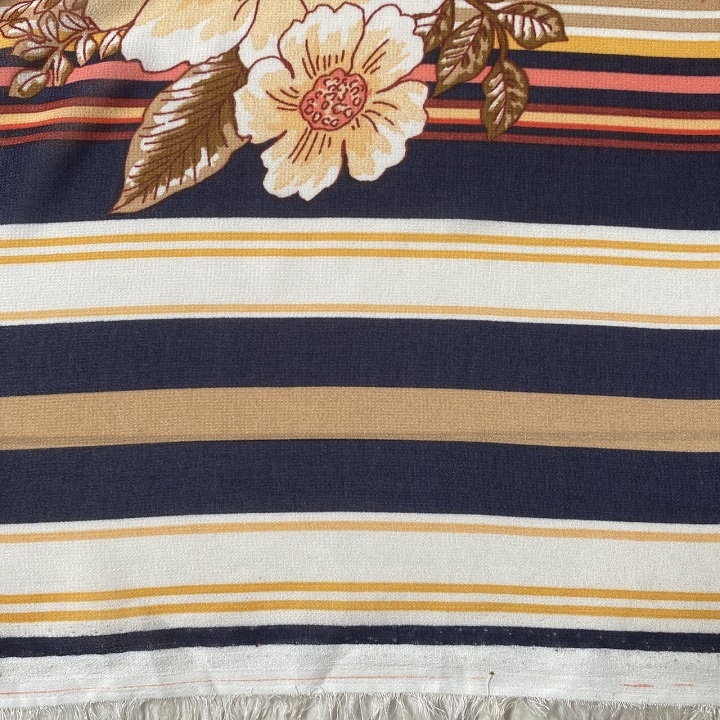 Khúc 2m6 Voan Chiffon Cam Bông Chân, Khổ 1m5, Chất Mỏng Mềm Rũ, Co giãn Nhẹ, Cần Phải Lót