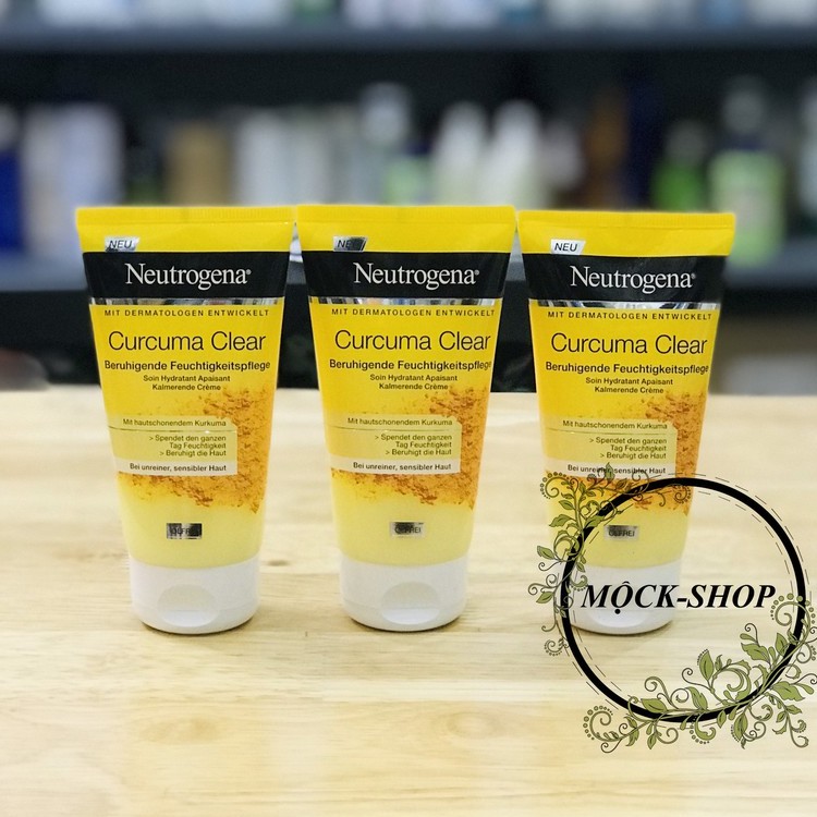 Kem dưỡng ẩm  Neutrogena Curcuma Clear Soothing 75ml hàng Đức đủ bill | BigBuy360 - bigbuy360.vn
