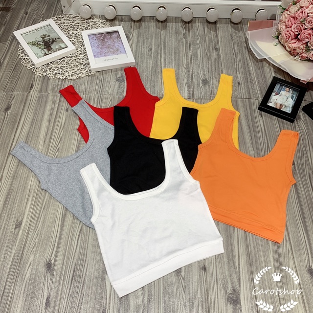 [Mã FAMAYWA giảm 10K đơn 50K] XẢ KHO Áo thun 2 dây bảng lớn bo eo nhiều màu freesize dưới 53kg - Carotshop | BigBuy360 - bigbuy360.vn