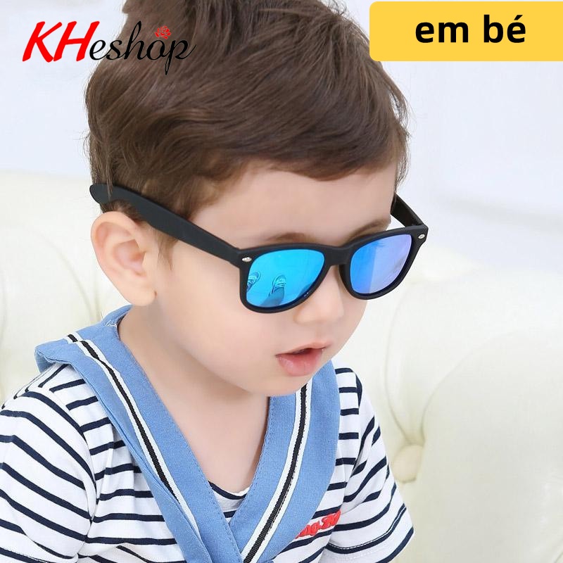 Kính râm cho bé 2-9 tuổi kiểu dáng mới, siêu cute, kính chụp ảnh đi nắng cho bé yêu mã Y1351