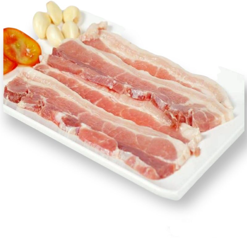 Ba chỉ bò - ba chỉ heo thái nướng
