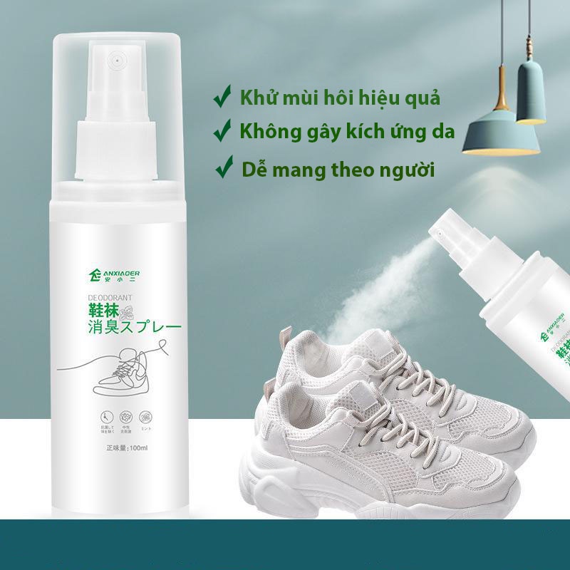 Chai xịt thơm giày, khử mùi hôi chân, kháng khuẩn giúp khô ráo, hương thơm dịu nhẹ_BL032