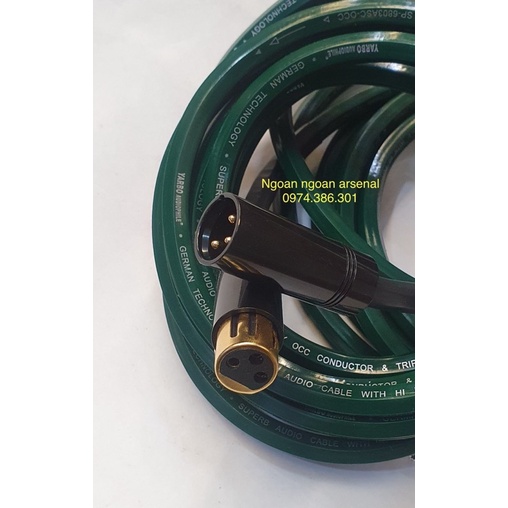 dây tín hiệu balance xlr canon đực cái cao cấp nhập khẩu HI-END