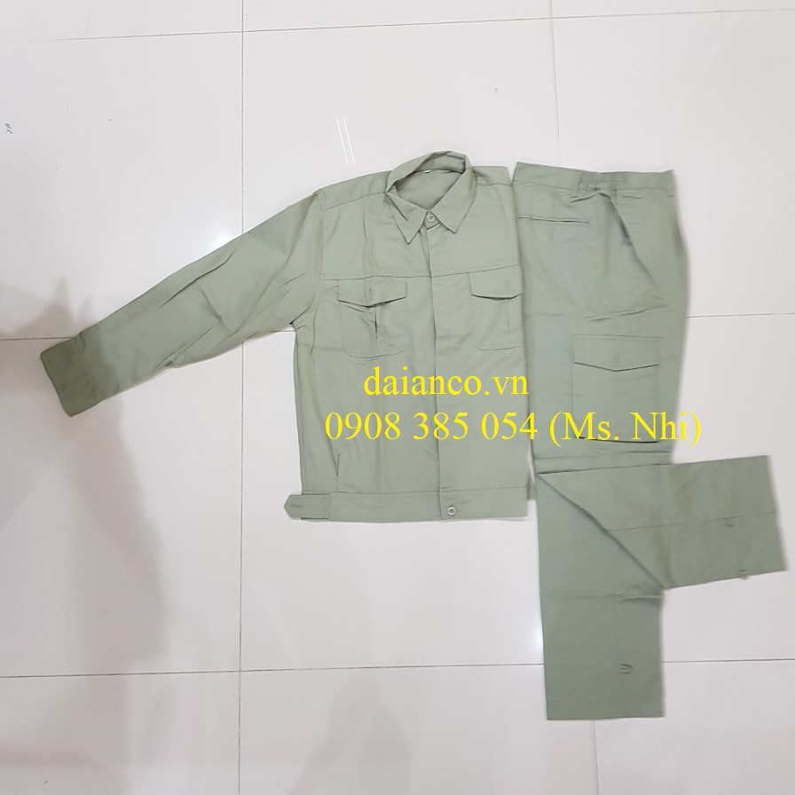 Quần áo bảo hộ lao động túi hộp vải pangrim thấm hút mồ hôi DA01- HÀNG SẴN