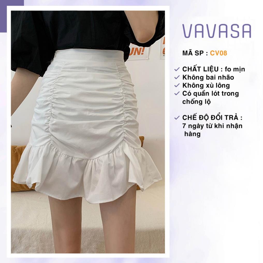 Chân váy đuôi cá nhún cạp cao có quần trong / chân váy ôm body ngắn chữ a lưng cao công sở  CV08 | BigBuy360 - bigbuy360.vn