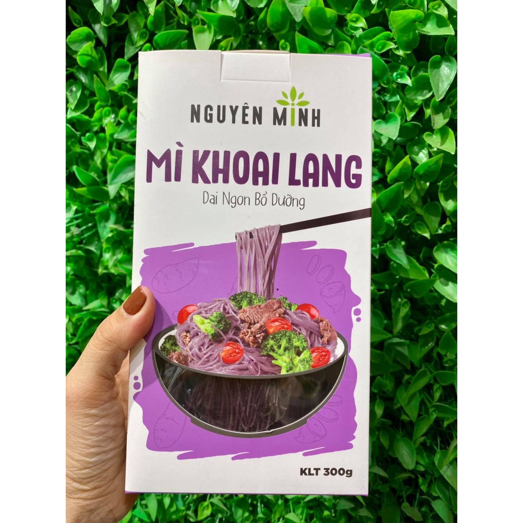 Mì khoai lang tím Nguyên Minh (300gr) - Thực phẩm an toàn cho bé ăn dặm