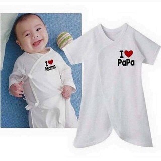 [Mã SKAMLTSM9 giảm 10% đơn 99K] Bộ Body Xô Nhật I Love Mama, I Love Papa