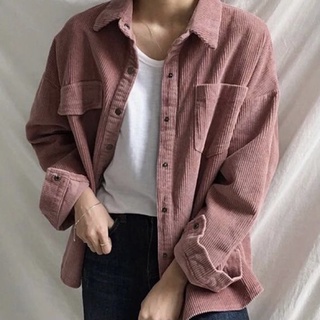 Sơ mi nhung tăm unisex