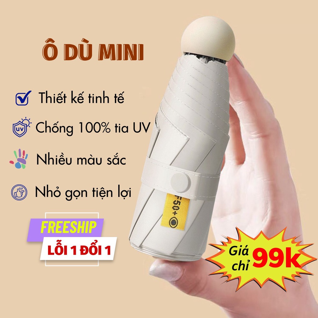 Ô Che Nắng Mưa Dù Ngoài Trời Chống Tia UV Cao Cấp Moda.H