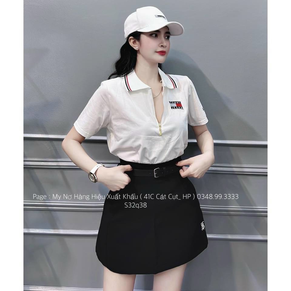 Áo polo cổ bẻ kéo khóa siêu hot