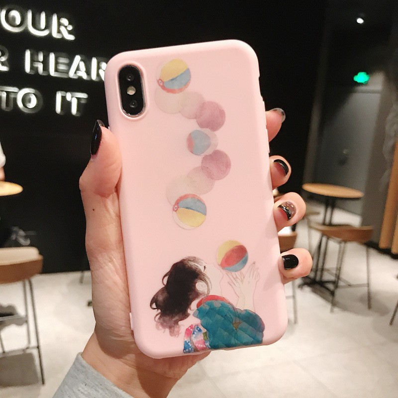 Ốp lưng cho  iphone Kawaii Anime Nhật Bản ip 6 6s 6plus 7 8 plus x xr xs max 11 pro max (a177)