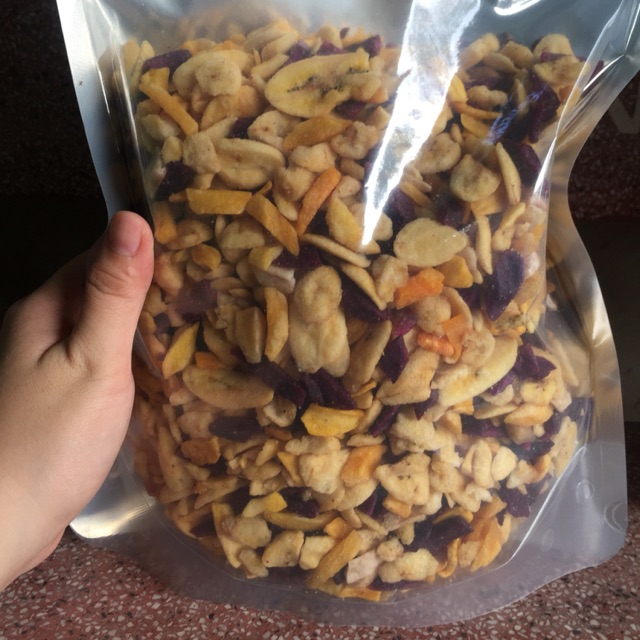 500g Trái Cây Sấy Vụn Loại Mới Giòn Ngon