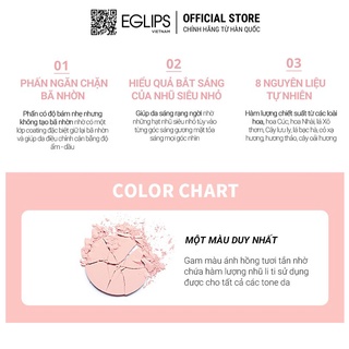 Phấn phủ dạng nén Eglips Glow Powder Pact 8g