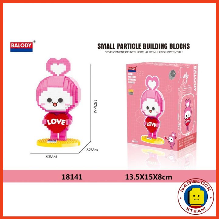 Bộ lắp ráp mô hình BT21 nanoblock BALODY 18141-18147
