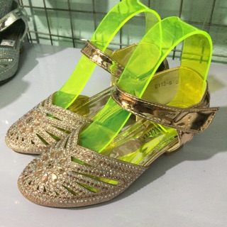 guốc cao gót trẻ em đính đá đẹp