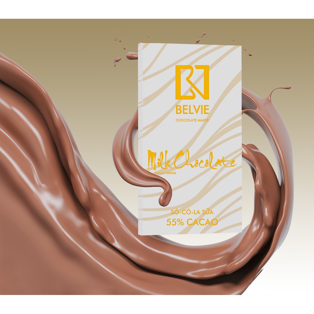 Sô-cô-la sữa Belvie 55% cacao