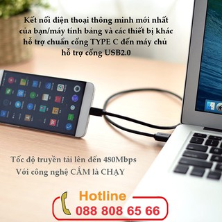 Cáp USB Type C To USB 2.0 Dài 2M Ugreen 30161