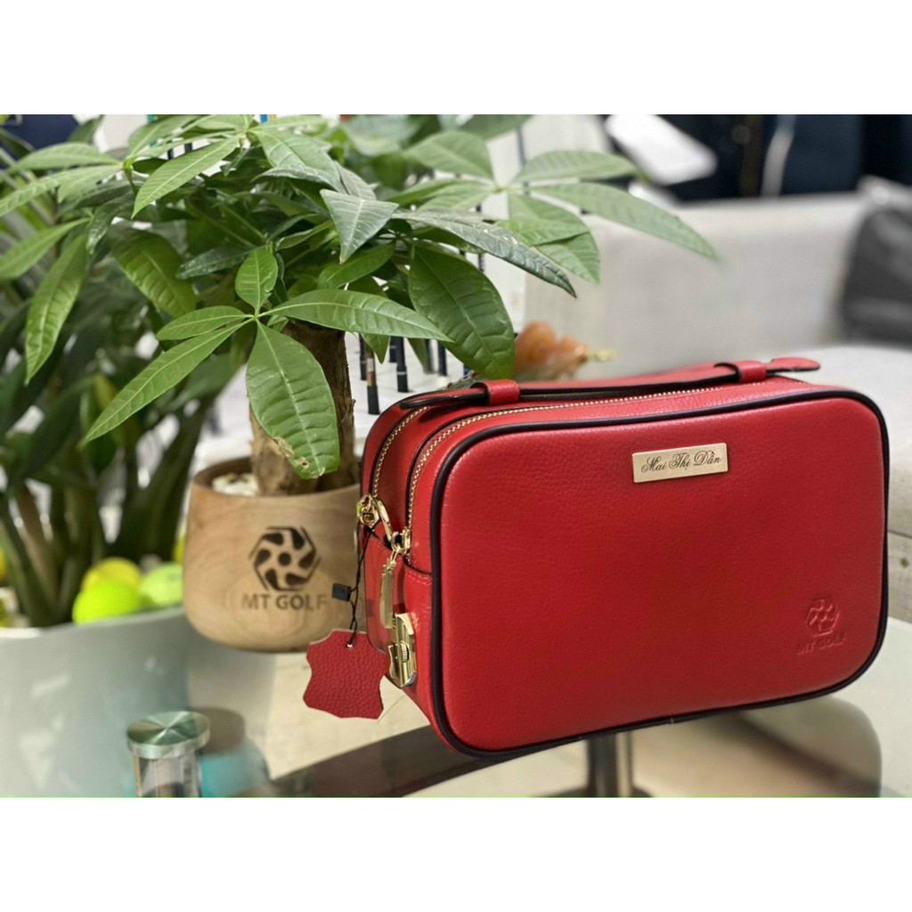 Túi golf cầm tay Maldini da bò