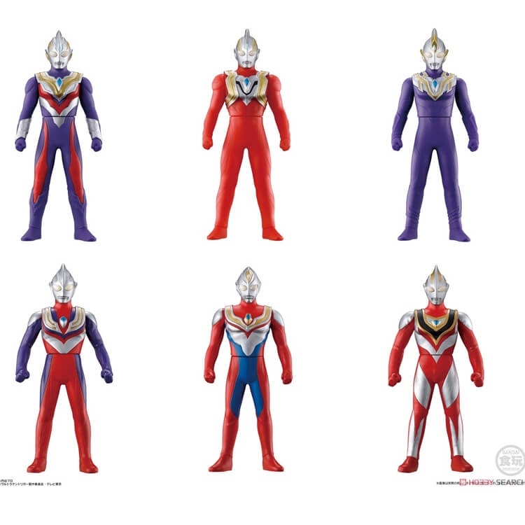 Sofubi Hero Ultraman Trigger & Ultra Heroes Soft Model