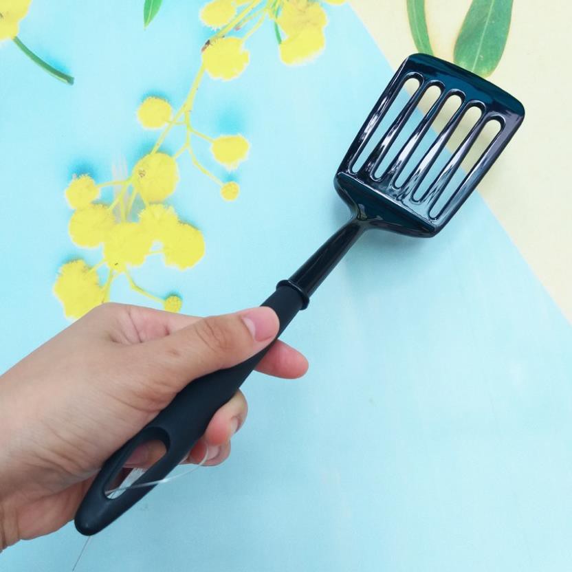 Xẻng lật có rãnh nhựa liền, có tay cầm bản rộng Inomata Hàng Nhật nội địa